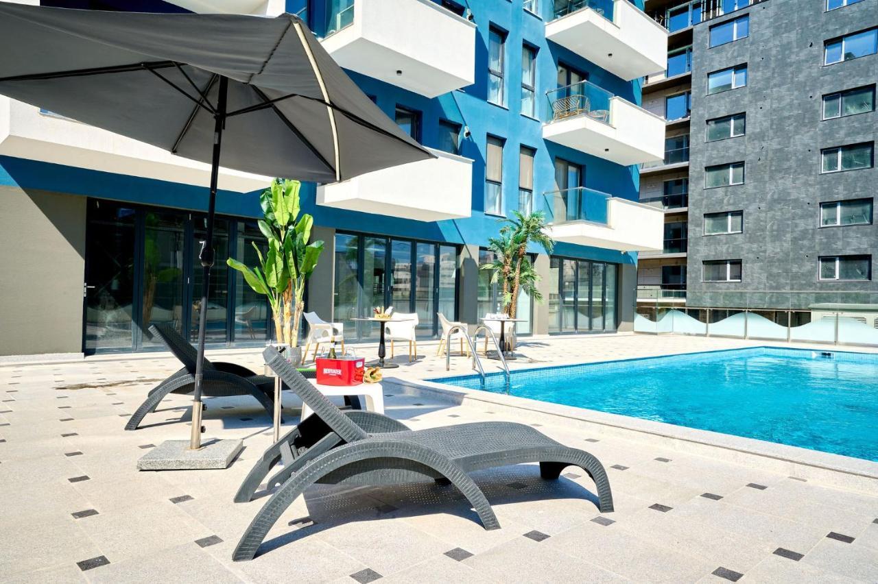 Ferienwohnung Studioul De La Mare Nord10 -Free Pool & Playground Mamaia Exterior foto